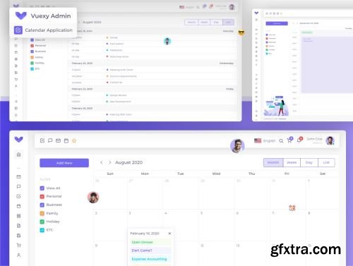 Vuexy – Figma Admin Dashboard UI Kit Template with Atomic Design System Ui8.net