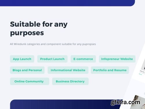 Wiredunk - Landing Page Template for Multipurposes Ui8.net