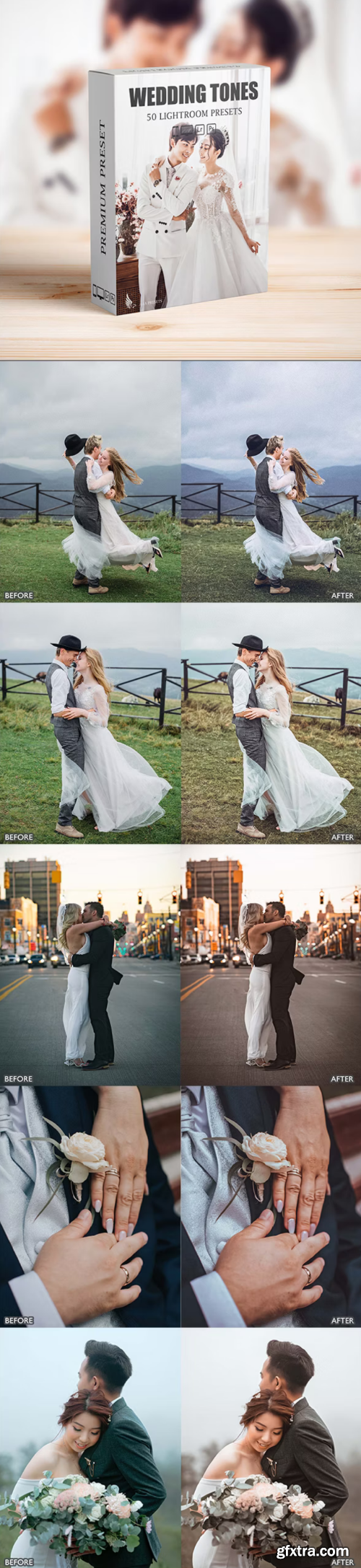 Graphicriver - 50 Premium Wedding Presets for Lightroom and Photoshop