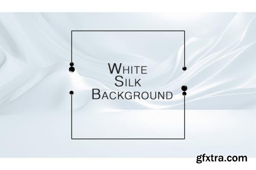 White Silk Background