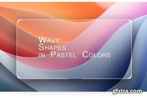 Wavy Shapes in Pastel Colors