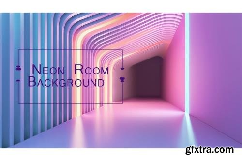 Neon Room Background