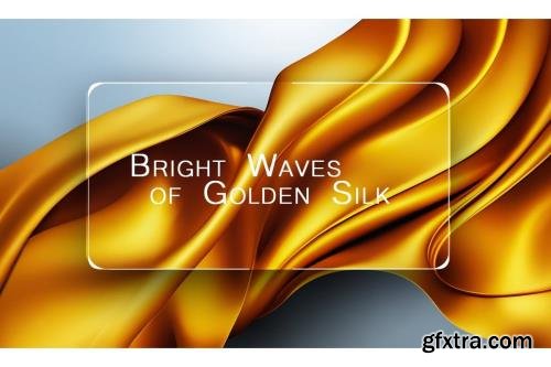 Bright Waves of Golden Silk