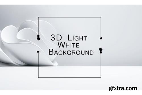 3D Light White Background vol 3