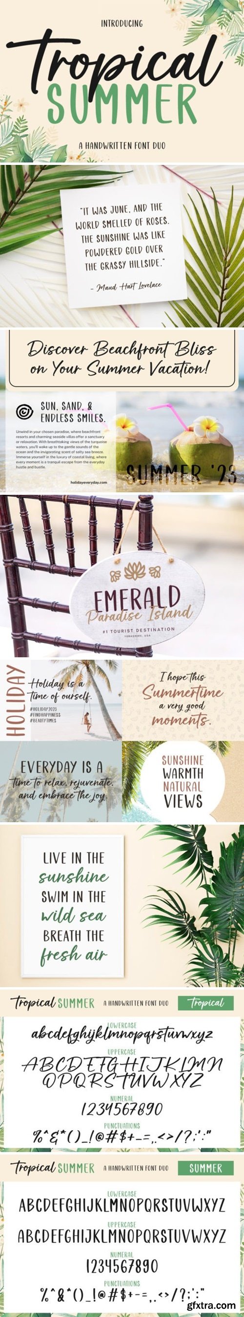 Tropical Summer Font