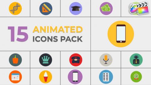 Videohive - Icons Pack for FCPX - 47381621 - 47381621