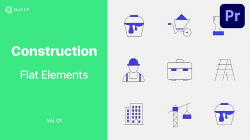 Videohive - Construction Icons for Premiere Pro Vol. 01 - 47385892 - 47385892