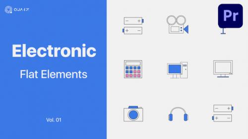 Videohive - Electronics Icons for Premiere Pro Vol. 01 - 47385941 - 47385941