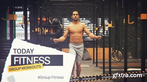 Videohive Project of the youtube channel Training in the gym 46985720