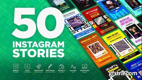 Videohive NFT Blockchain Instagram Stories 47137689