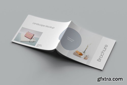 A5/A4 Landscape Brochure Mockup RN3J8HR