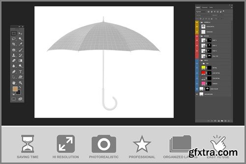 Umbrella Mockup HPJMP9E