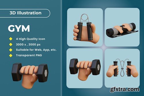 GYM 3D Illustration v.2 GV7NU2U