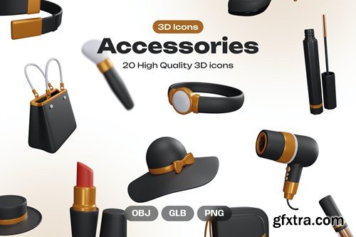 Accessories 3D Icons PFRPSL7