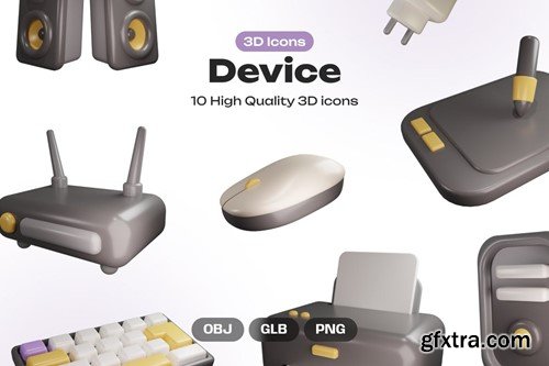 Device 3D Icons K7N648R