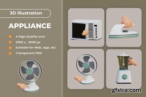 Appliance 3d Illustration v.1 KG5L9UE