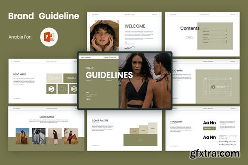 Brand Guidelines Presentation Template R5EWN3D