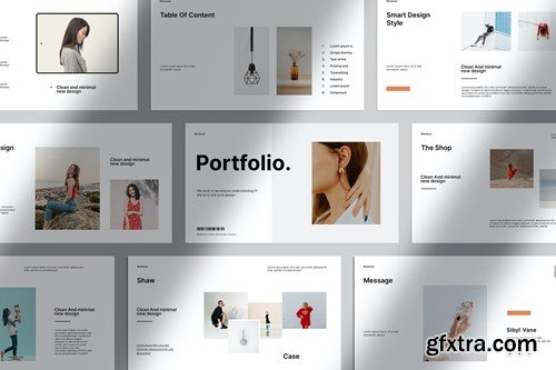 Portfolio Presentation Template 43DTPTW