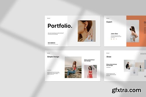 Portfolio Presentation Template 43DTPTW