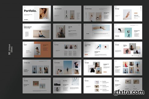 Portfolio Presentation Template 43DTPTW