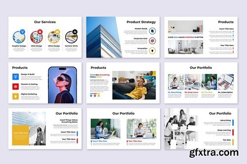 Pitch Deck Business Presentation Template GVUFA5H