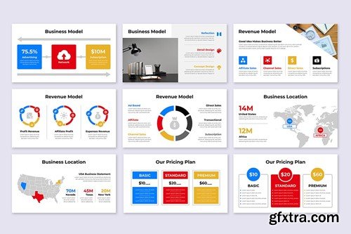 Pitch Deck Business Presentation Template GVUFA5H