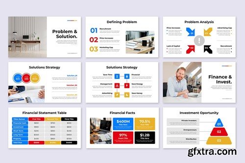 Pitch Deck Business Presentation Template GVUFA5H