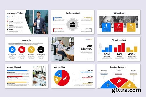 Pitch Deck Business Presentation Template GVUFA5H