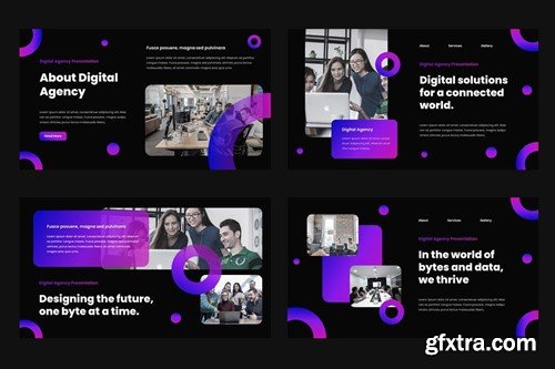 Drigma - Digital Agency Powerpoint Template KRFNVD6