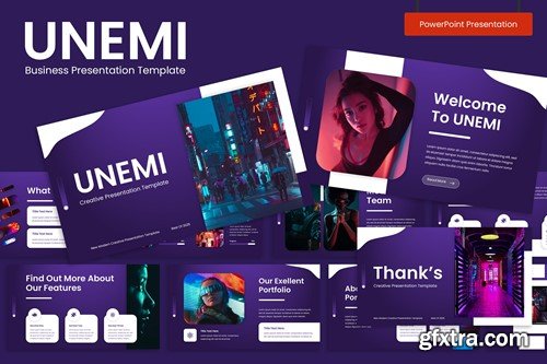 Unemi - Modern Creative Presentation Template 4PPZAE6