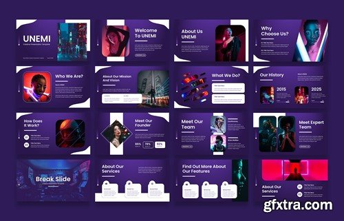 Unemi - Modern Creative Presentation Template 4PPZAE6