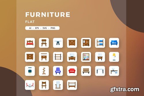 Furniture icons R77GXKM