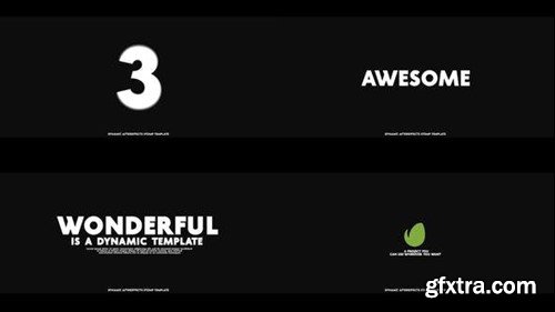 Videohive Dynamic Typo Intro 47382822