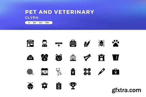 Pet and Veterinary Icons HN4262F