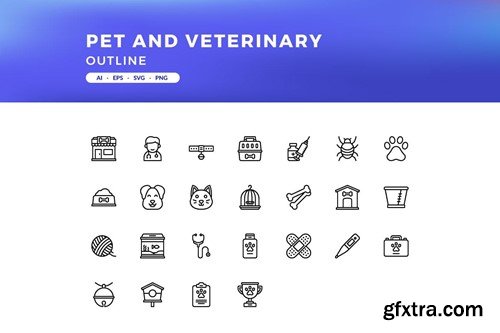 Pet and Veterinary Icons HN4262F