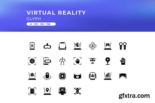 Virtual Reality Icons G32R56J