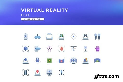 Virtual Reality Icons G32R56J