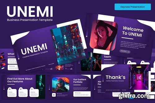 Unemi - Modern Creative Presentation Template UYPPKYH