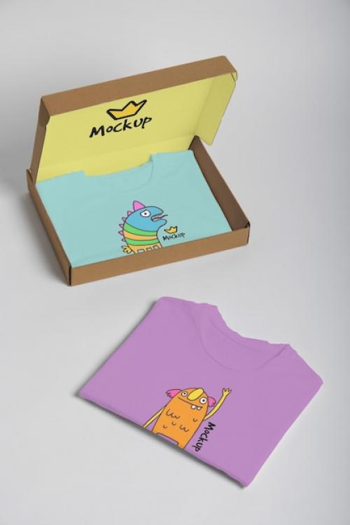 Premium PSD | Clothes and packaging Premium PSD