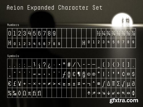 Aeion Mono Spaced Variable Font Family Ui8.net
