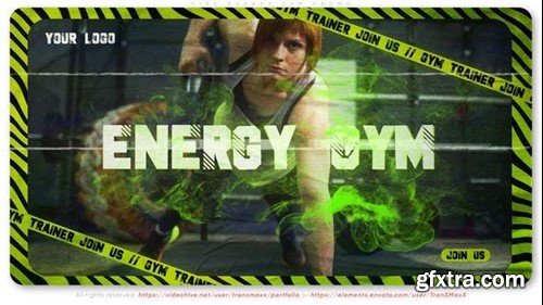 Videohive Fire Energy Gym Promo 47240361