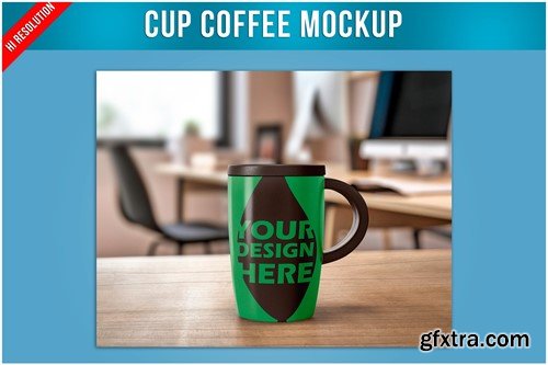 Cup Coffee Mockup HGD8C32