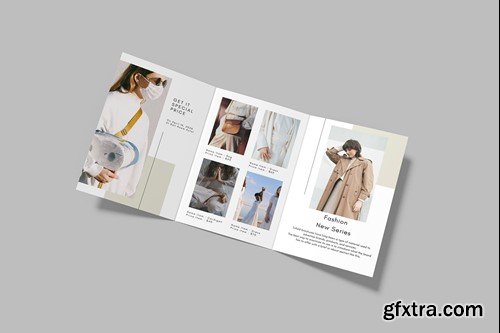 A5 Trifold Brochure Mockup 6JG3BN7