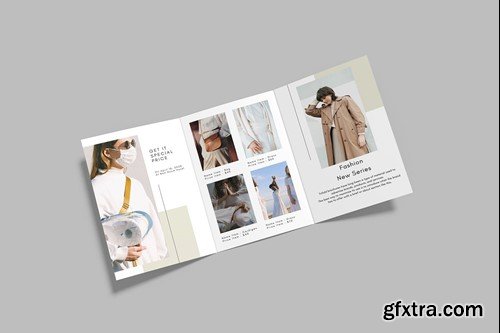 A5 Trifold Brochure Mockup 6JG3BN7