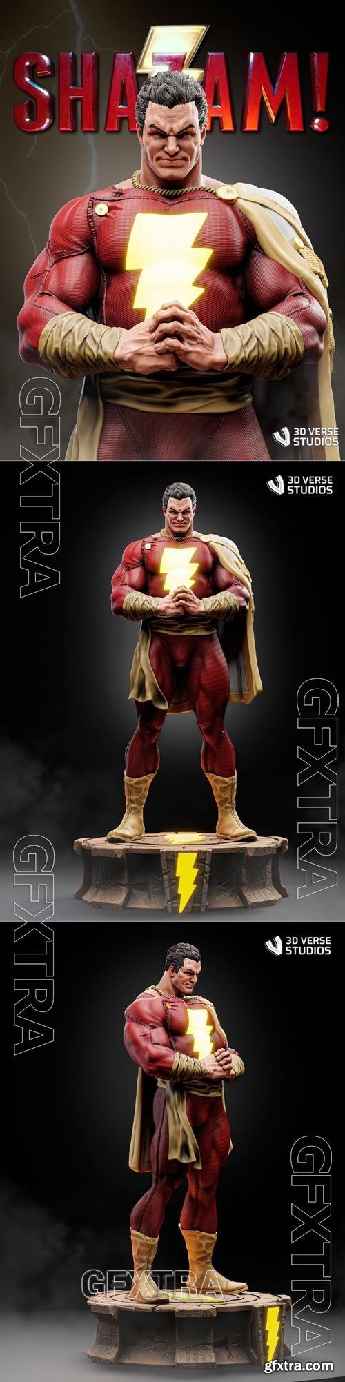 3d Verse Studios - Shazam &ndash; 3D Print Model