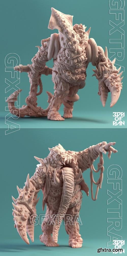 Zombie Sea Giant &ndash; 3D Print Model