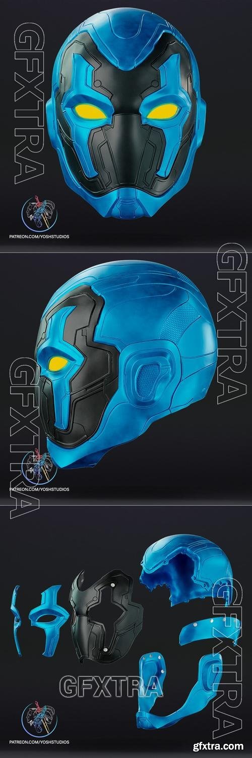 Blue Beetle Helmet &ndash; 3D Print Model