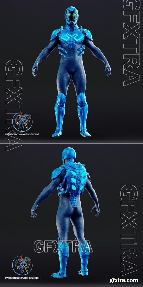 Blue Beetle Costume &ndash; 3D Print Model