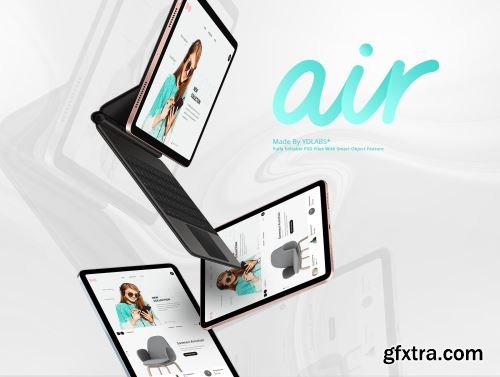 YDLabs Air Mockups Ui8.net