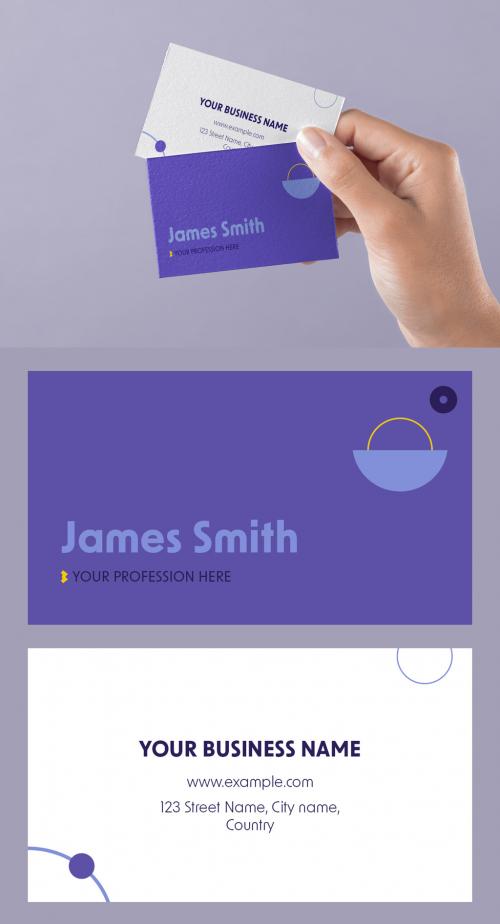 Minimal Personal Business Card Layout 593877981